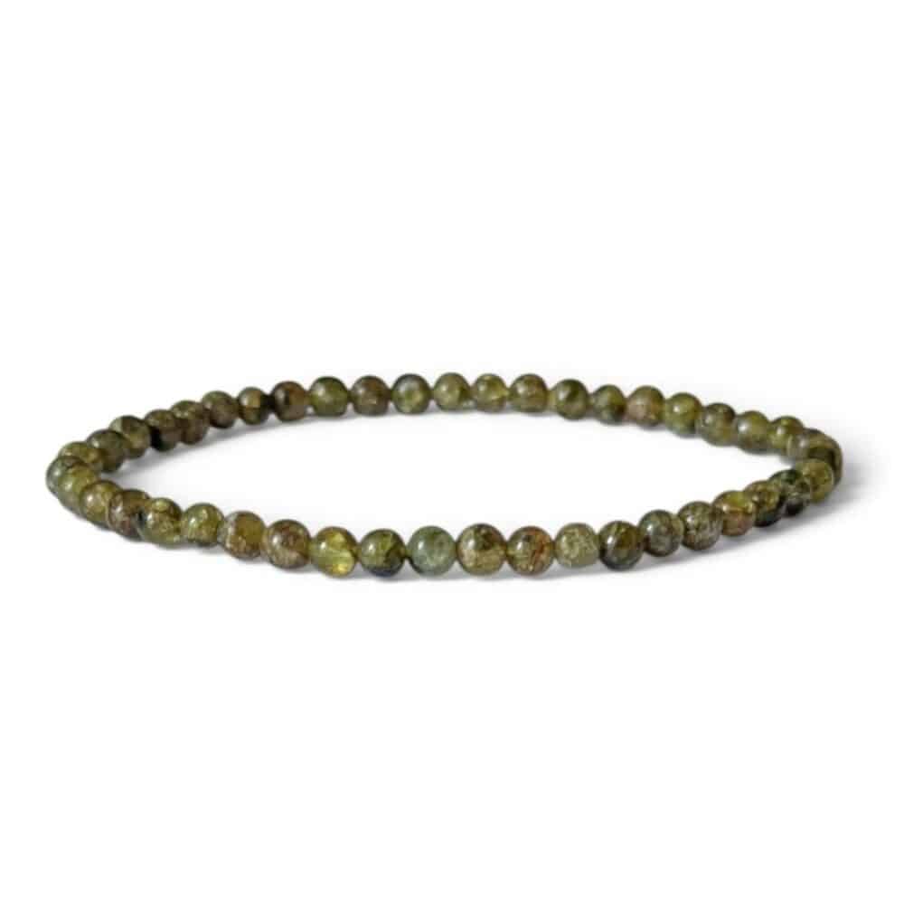 bracelet péridot 4mm