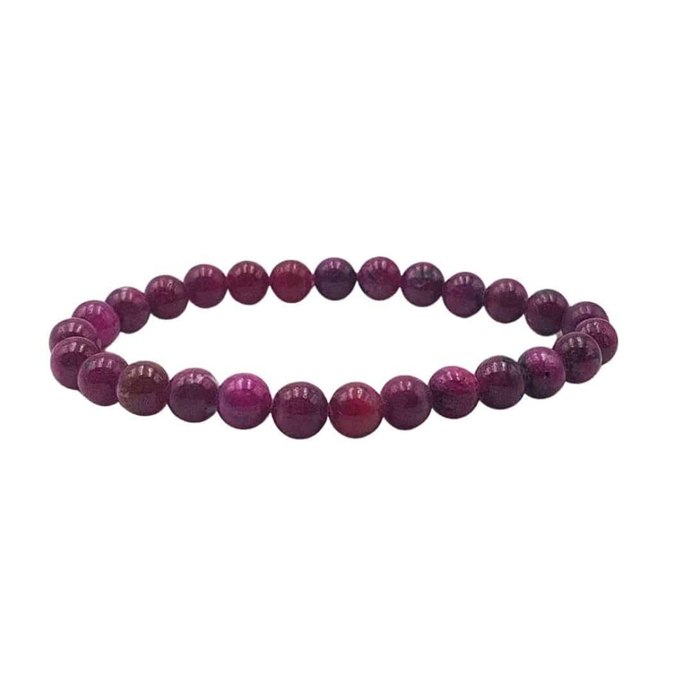Bracelet Rubis 8mm