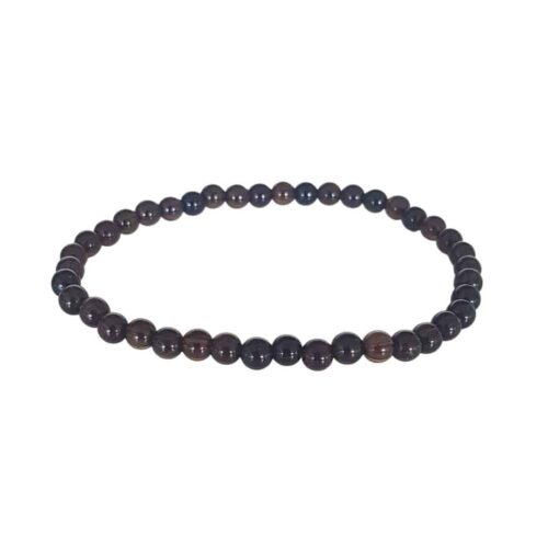 Bracelet Quartz fumé 4mm