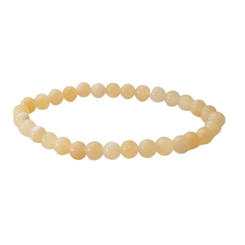 Bracelet Calcite Orange 6mm