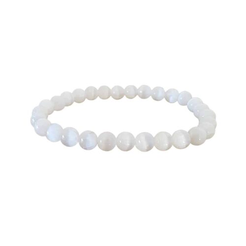 Bracelet Sélénite 6mm