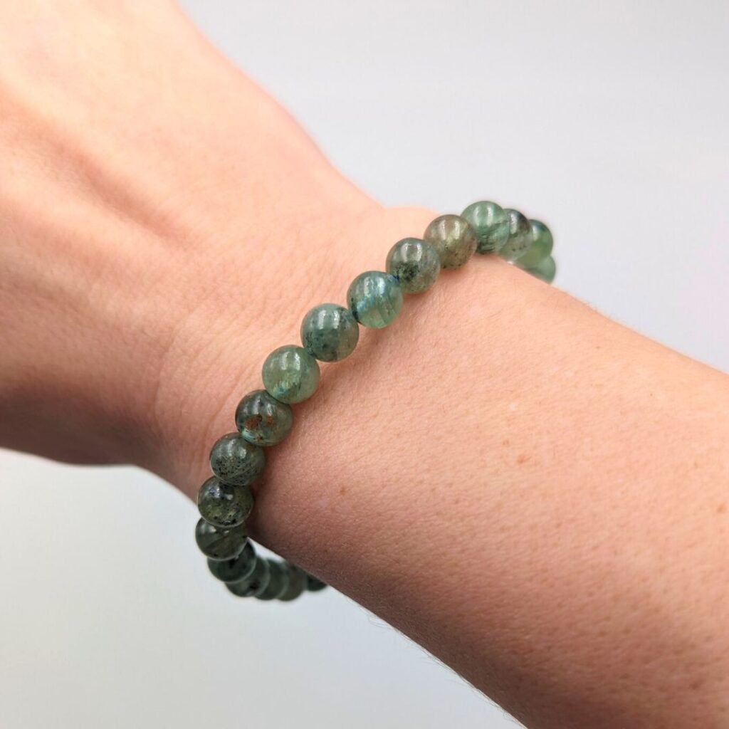 bracelet apatite verte