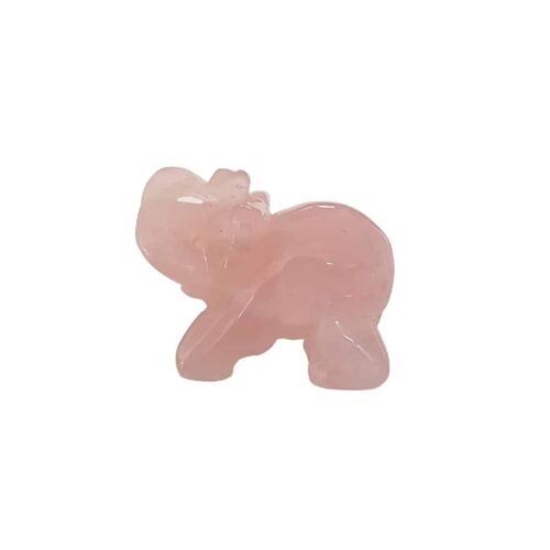 Éléphant Quartz rose