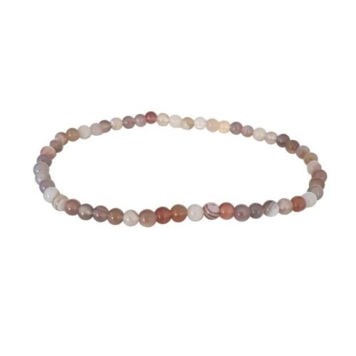 Bracelet Agate Botswana 4mm