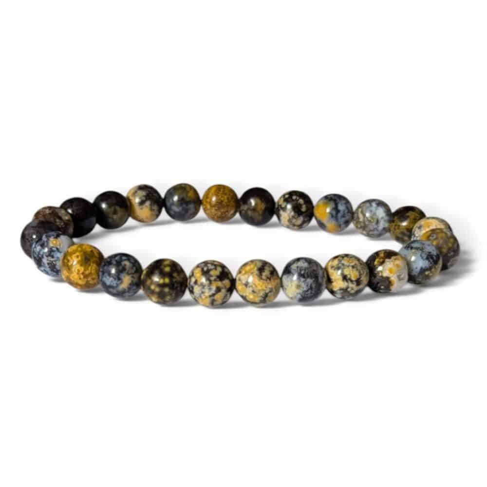 bracelet jaspe océan 8mm
