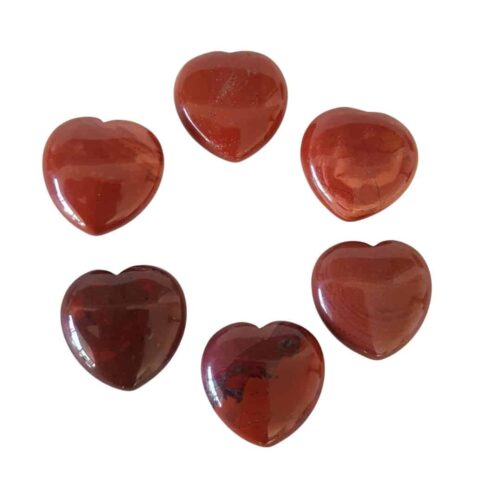 Coeur Jaspe rouge