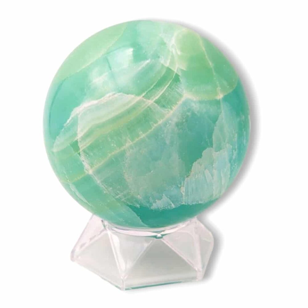 Sphère Calcite verte | 9cm