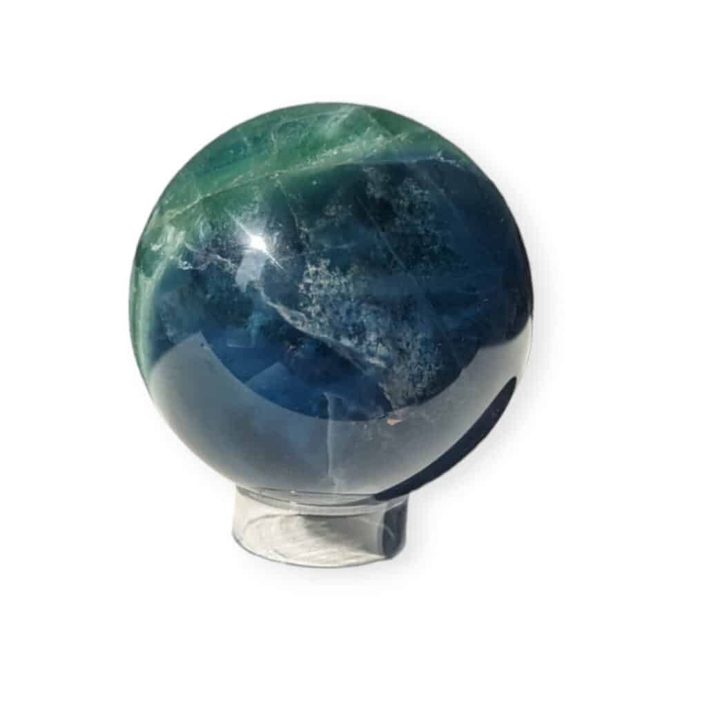 Sphère Fluorite bleue | 7cm