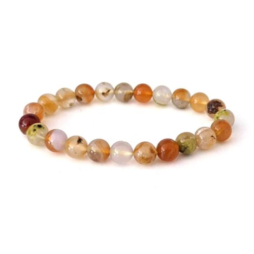 Bracelet Agate de feu 8mm