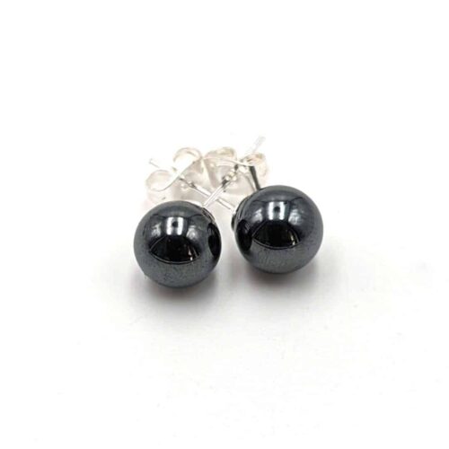 Boucles d'oreilles Hématite
