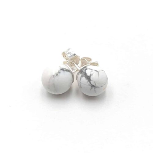 Boucles d'oreilles Howlite