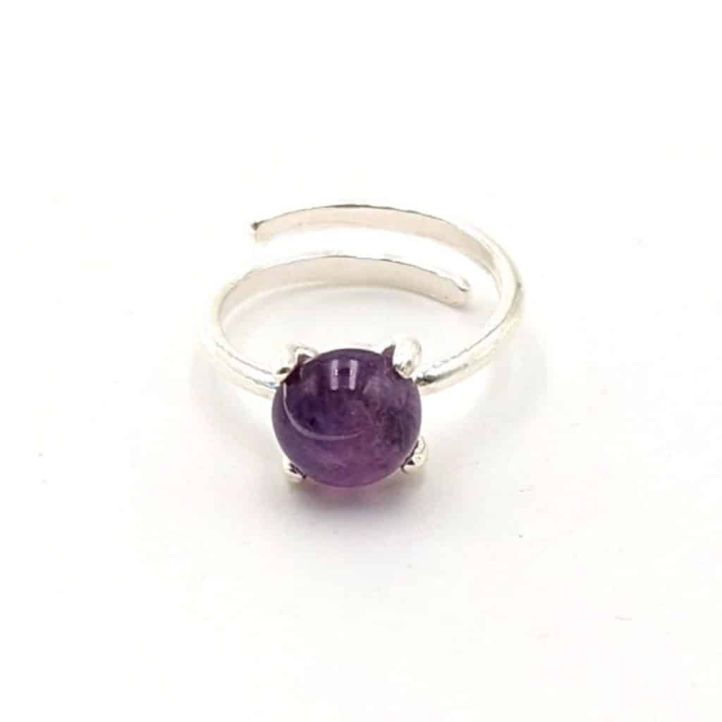 Bague Améthyste argent
