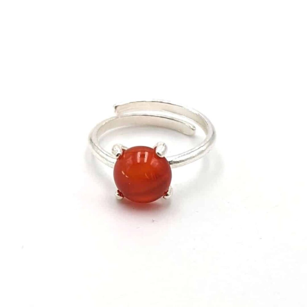 Bague Cornaline argent