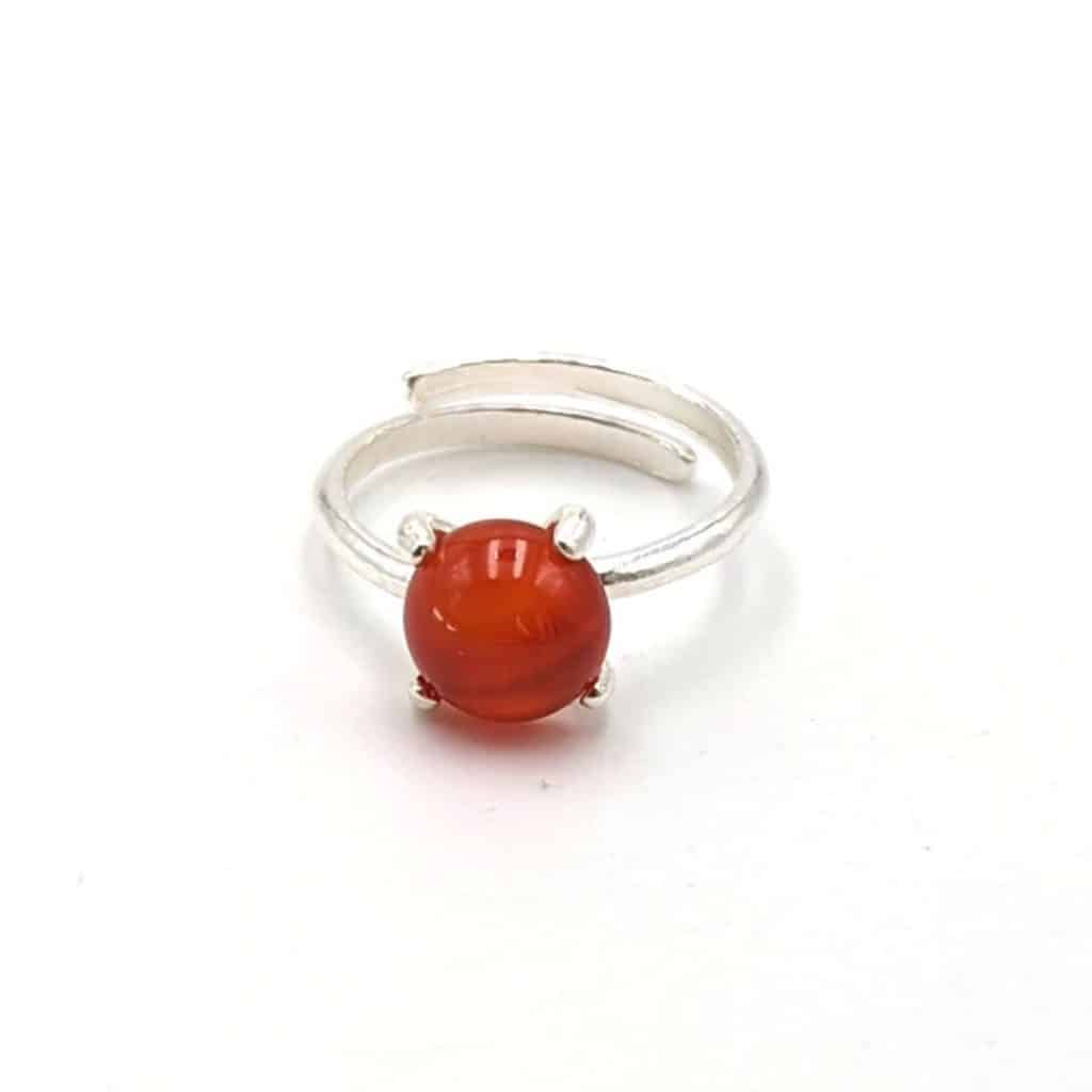 Bague Cornaline argent