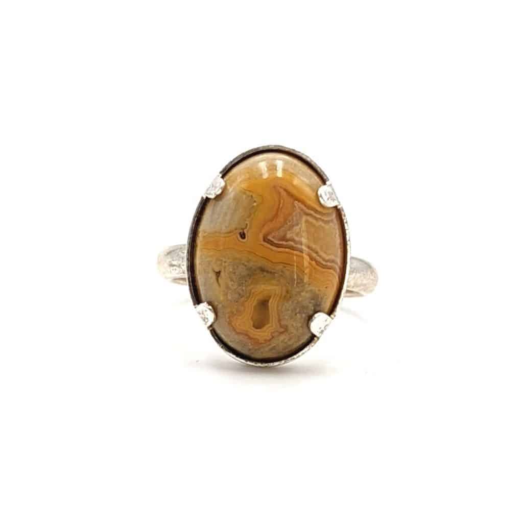 Bague Agate Crazy Lace