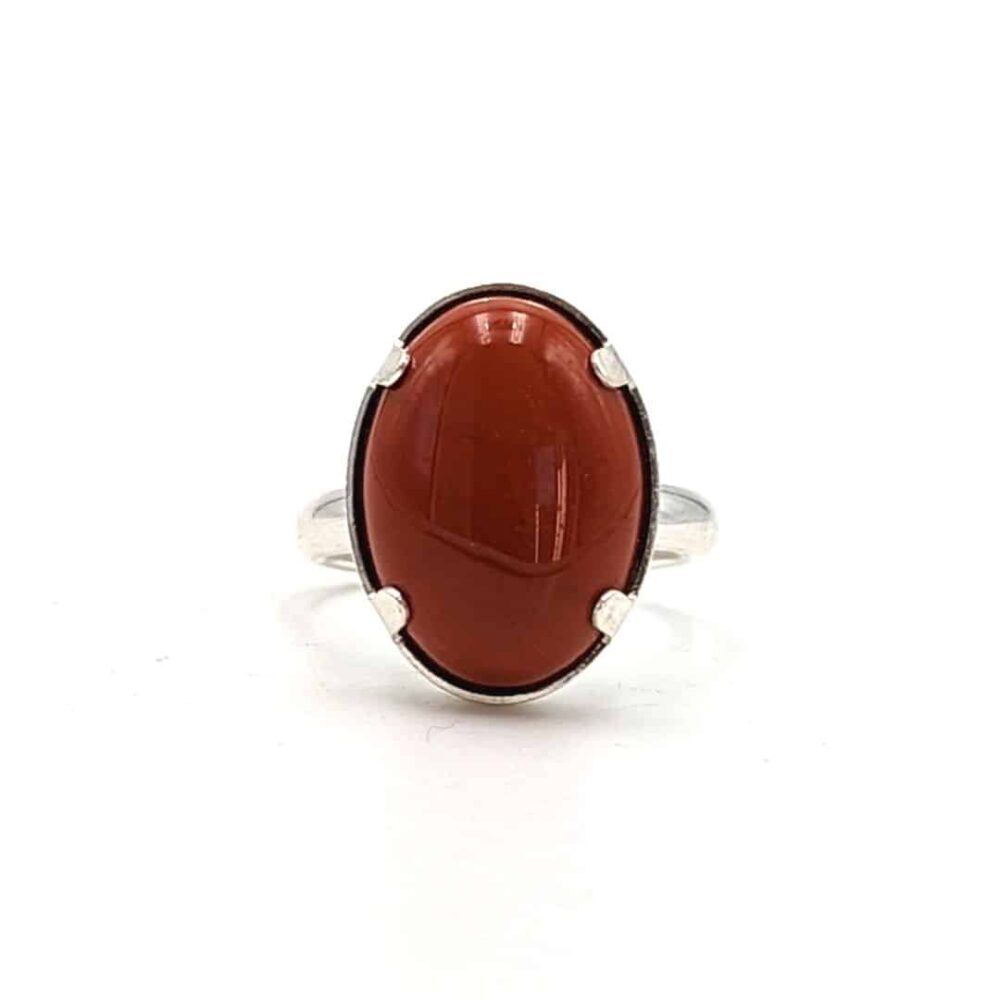 Bague Jaspe rouge