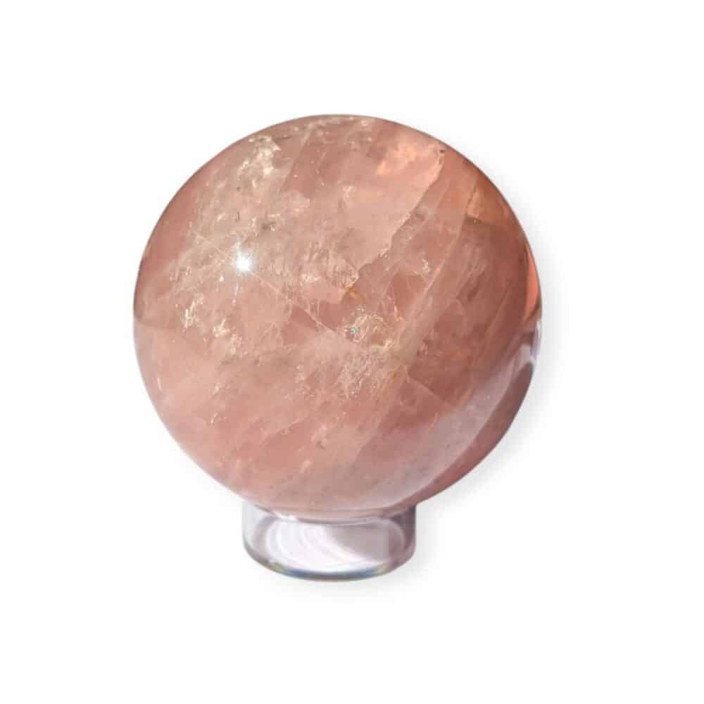 sphère quartz rose