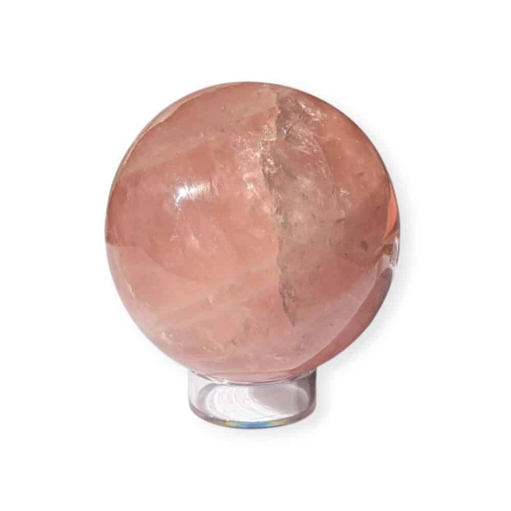 sphère quartz rose