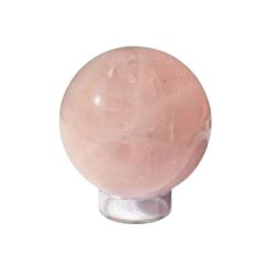 sphère quartz rose étoile