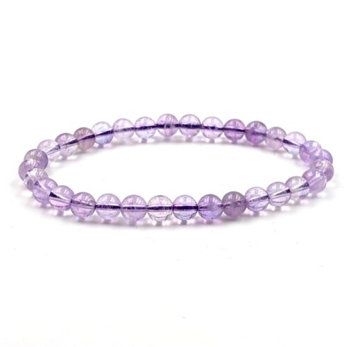 Bracelet Améthyste claire 6mm