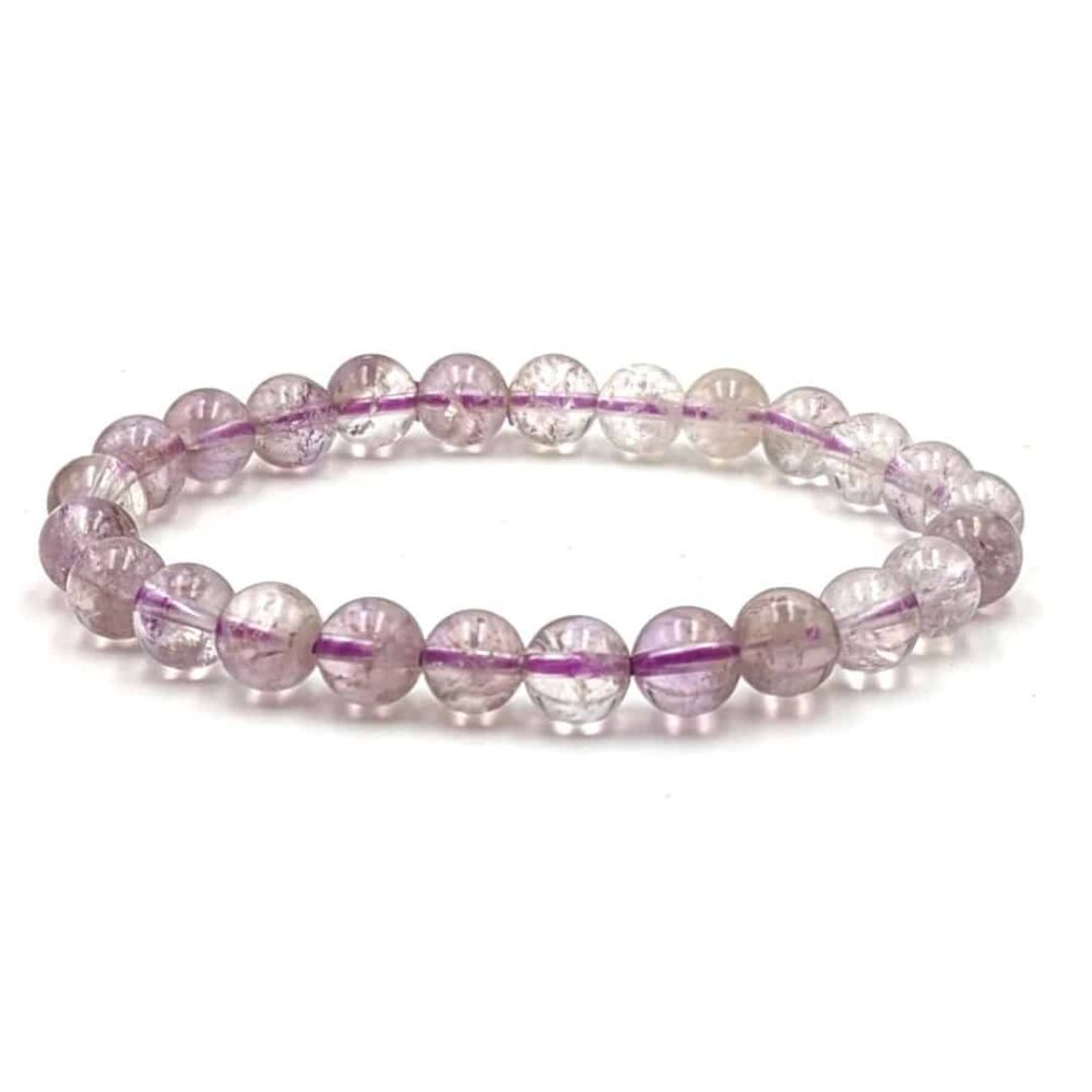 Bracelet Améthyste claire 8mm