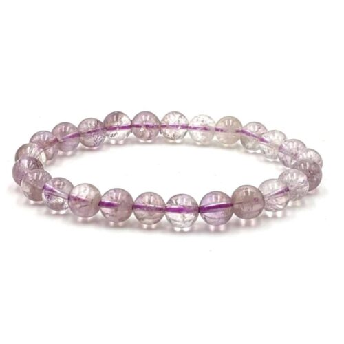 Bracelet Améthyste claire 8mm