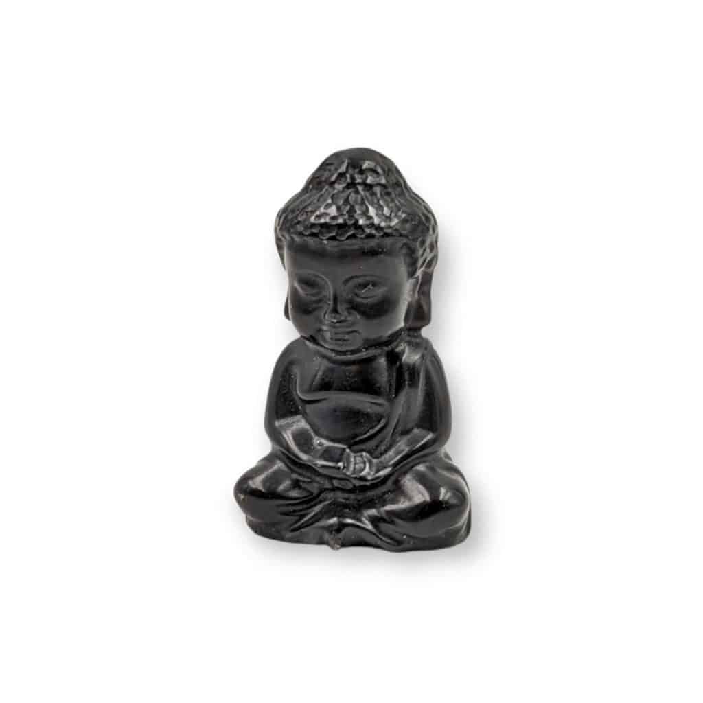 Bouddha Obsidienne noire