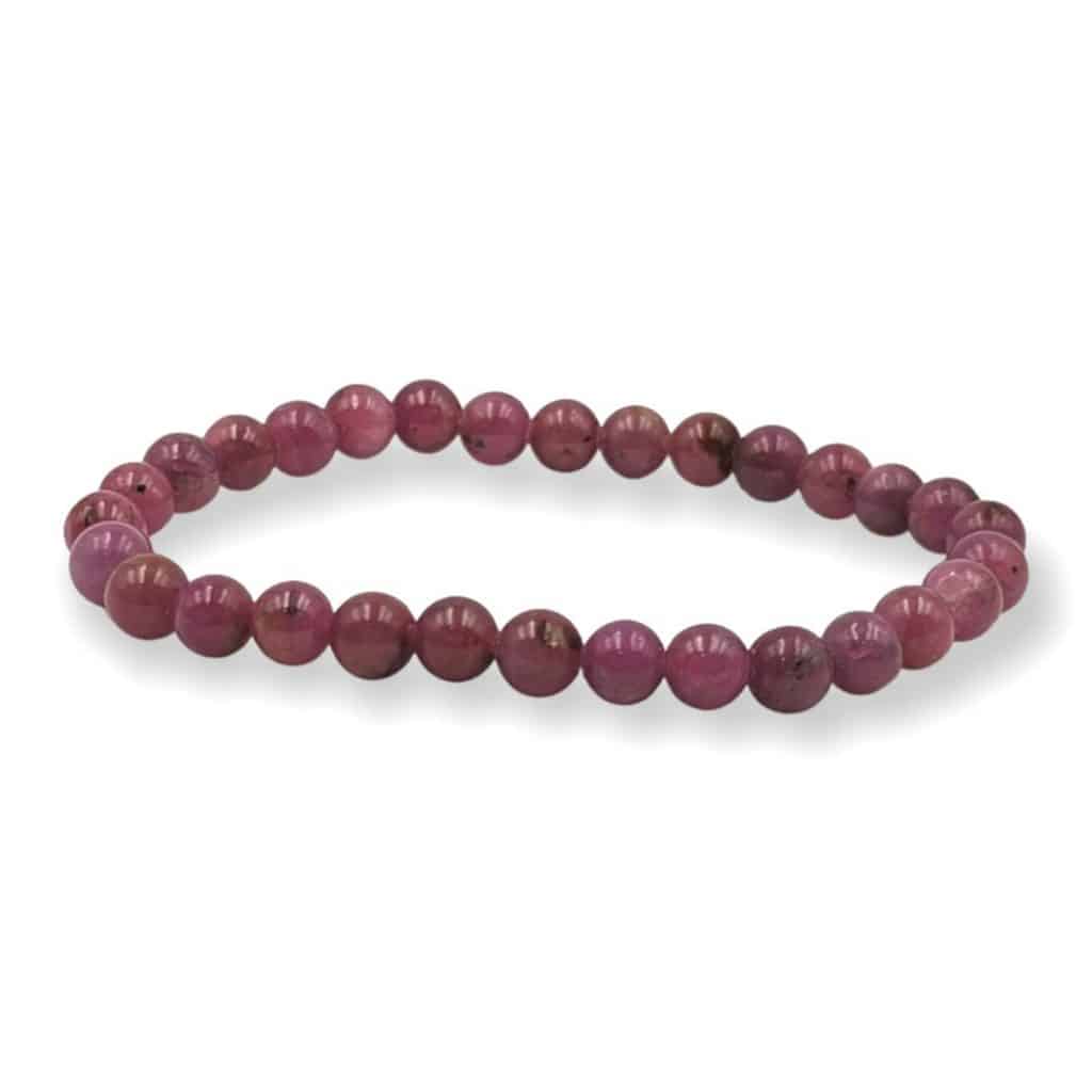 Bracelet Rubis 6mm