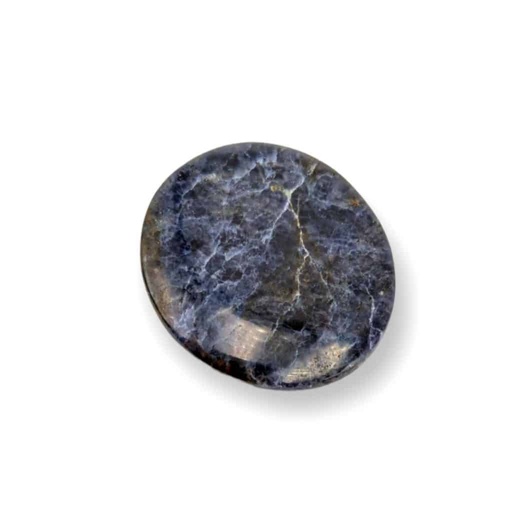 Galet Cordiérite (Iolite) - extra plat