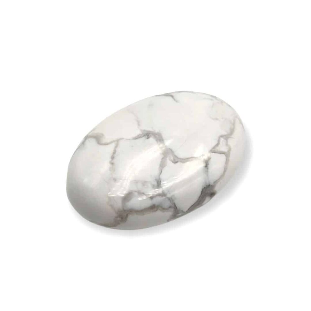 Galet Howlite blanche