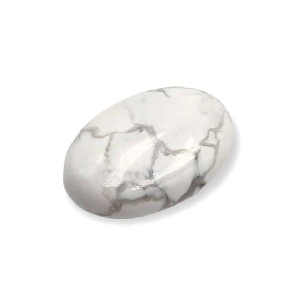 Galet Howlite blanche