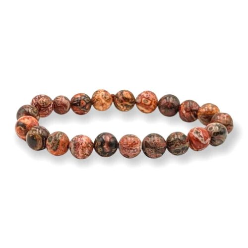 Bracelet Jaspe Léopard 8 mm