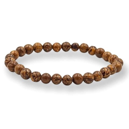 Bracelet Jaspe peau de serpent 6 mm