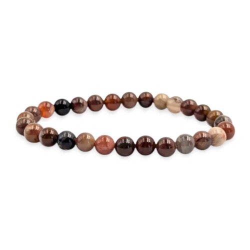 Bracelet Bois Fossile 6 mm