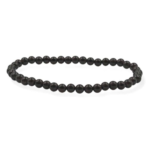 Bracelet Obsidienne 4mm