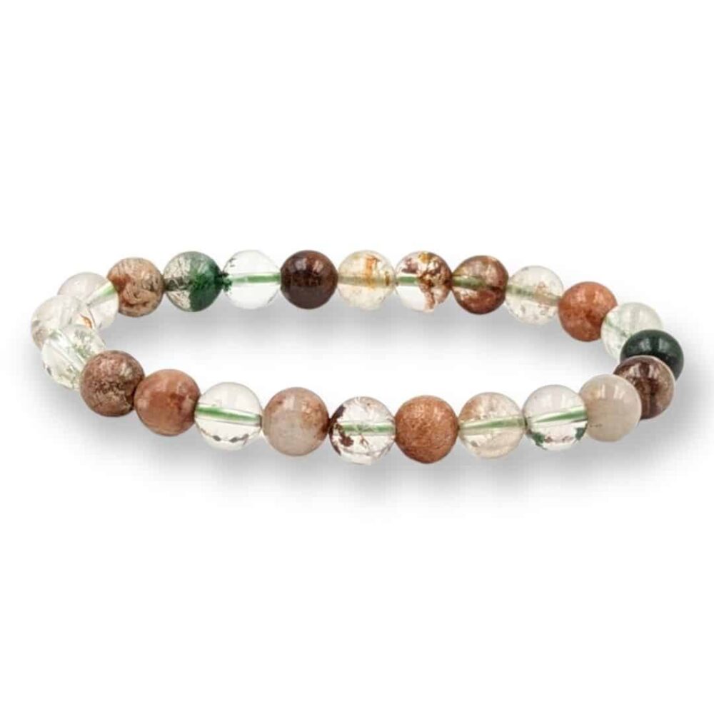 Bracelet Lodolite multicolore 8 mm