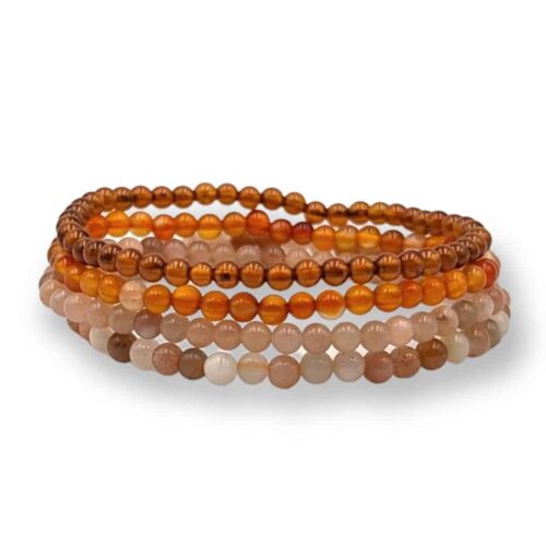 Bracelets pierre orange | chakra sacré