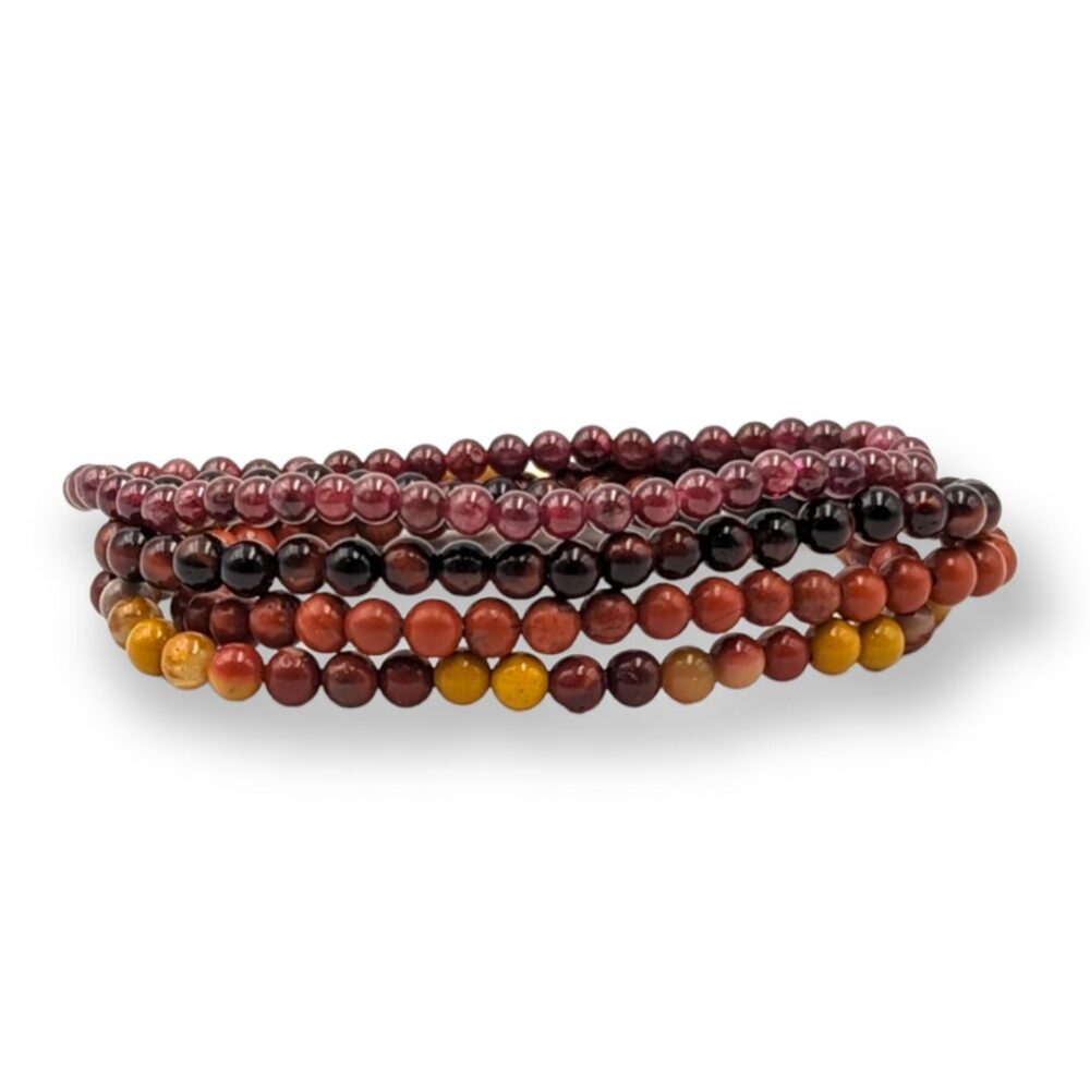 Bracelets pierre rouge | chakra racine
