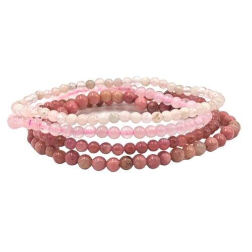 Bracelets pierre rose | chakra du coeur