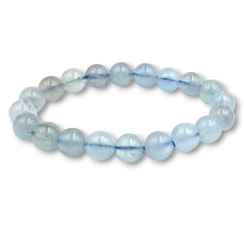 Bracelet Aigue-Marine 10mm