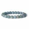 bracelet aigue-marine 10mm