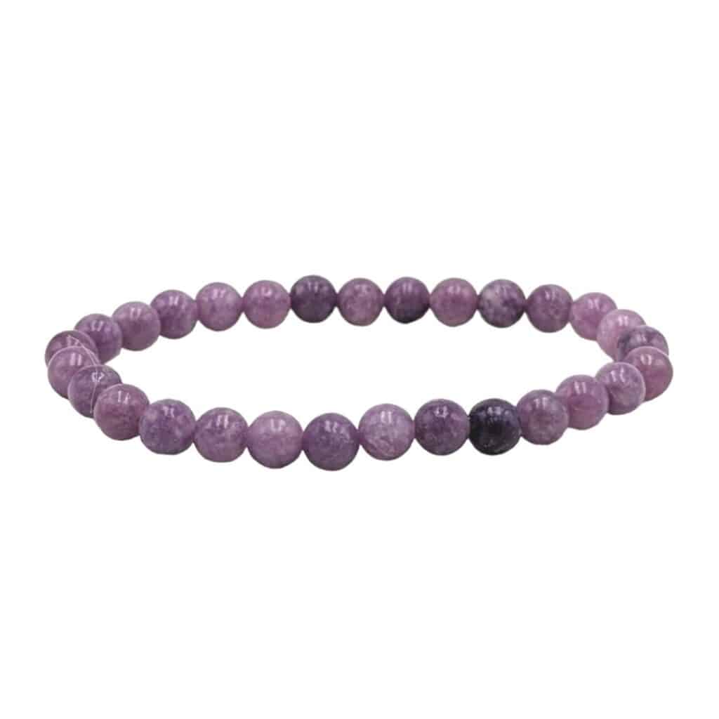 Bracelet Lépidolite 6 mm