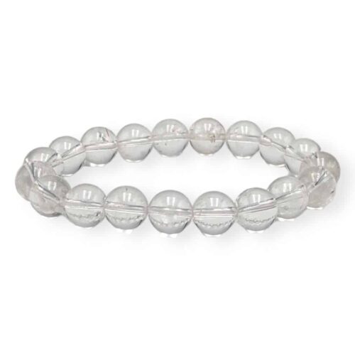 Bracelet Cristal de Roche 10mm