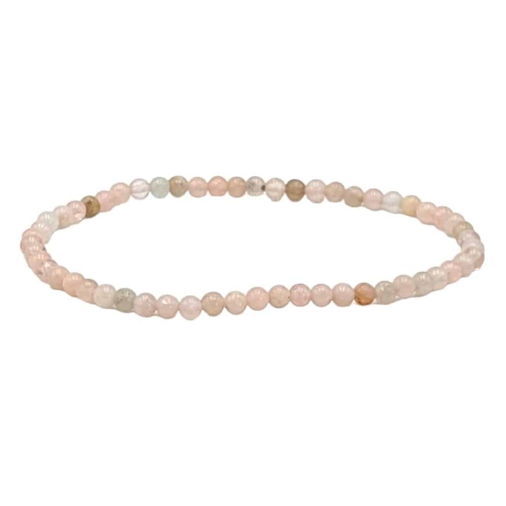 Bracelet Morganite 4 mm