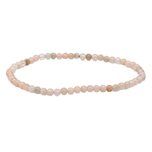 Bracelet Morganite 4 mm