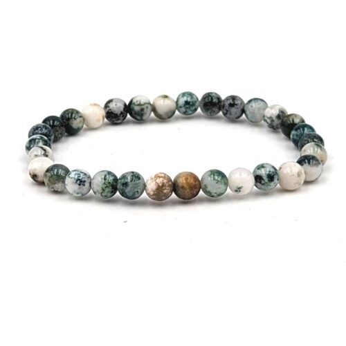 Bracelet Agate Arbre 6mm