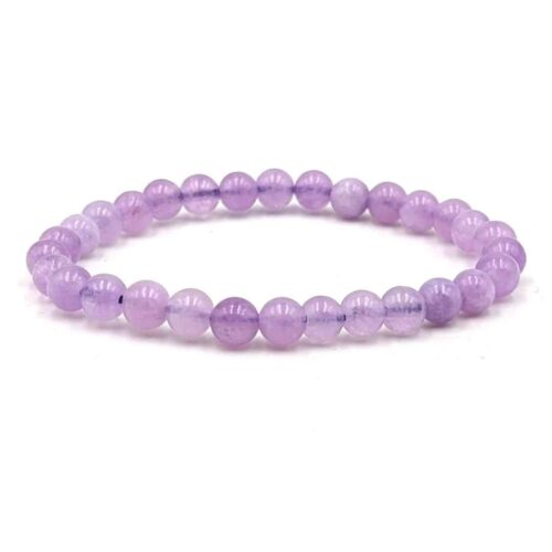 Bracelet Améthyste lavande 6mm
