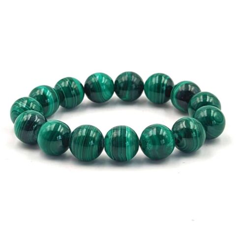 Bracelet Malachite 14mm