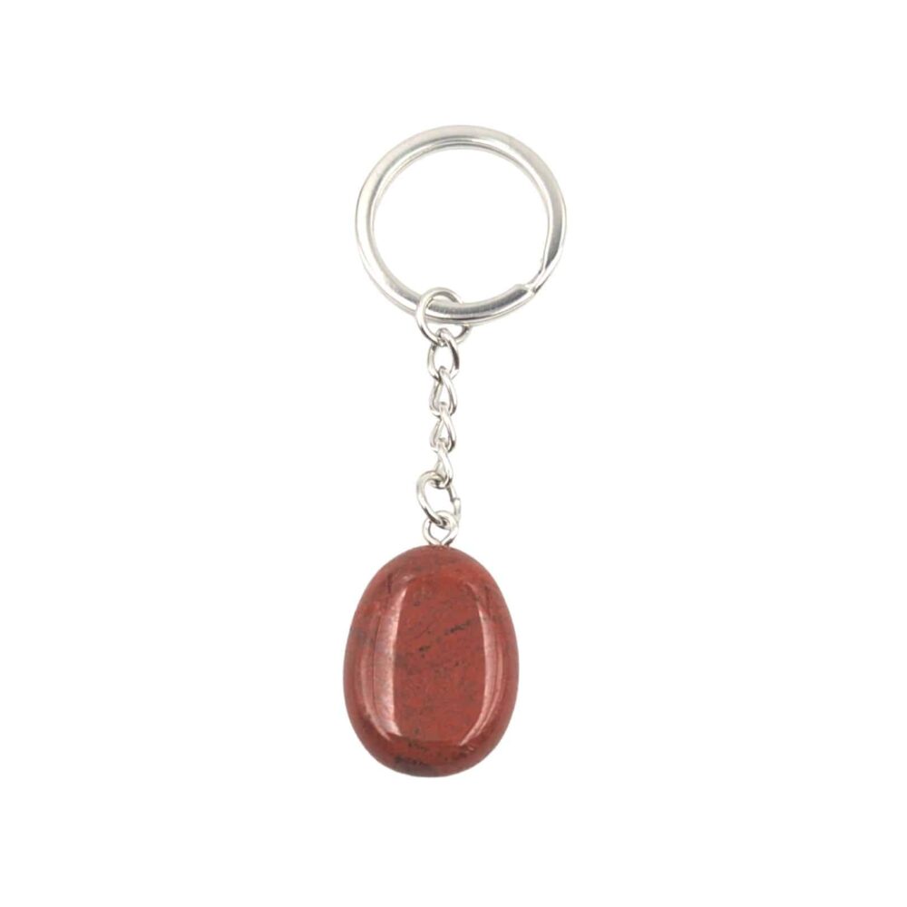 Porte-clés pierre Jaspe rouge