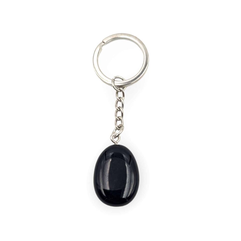 Porte-clés pierre Obsidienne